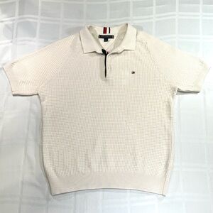 Tommy Hilfiger Men's Cream Polo Shirt